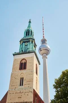 Berlin TV Tower Stock Photos