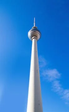 Berlin TV tower Foto stock