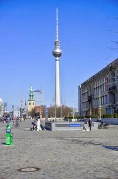 Berlin TV Tower Stock Photos