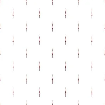 Berlin tv tower repeating pattern architecture design イラスト素材