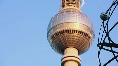 Berlin TV Tower for titeling Видео 49098158