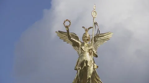 BERLIN Victory Column, Germany 2014 Stockbeeldmateriaal 46609452