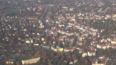 Berlin view from the airplane Stock Footage 32856813