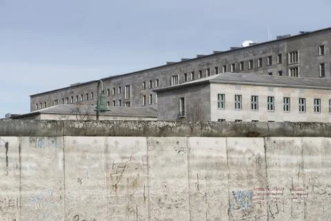 Berlin wall by daytime Stock Photos