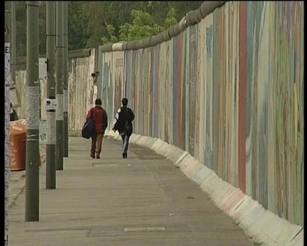 Berlin wall  Stock Footage 281957