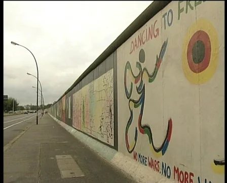 Berlin wall  Stock Footage 281959