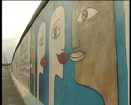 Berlin wall  Stock Footage 281961