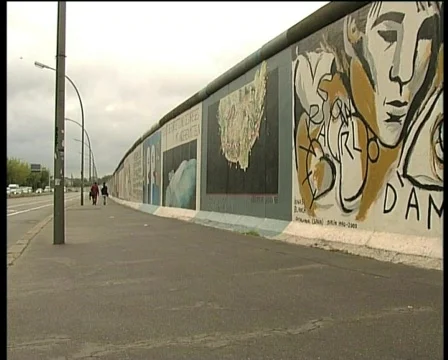 Berlin wall  Stock Footage 281965