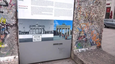 Berlin wall Stock Footage 33345058
