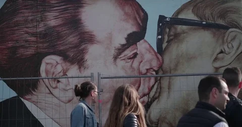 Berlin wall Stock-Footage 77148966