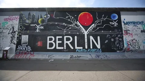 Berlin Wall, Germany Stock Footage 48655135