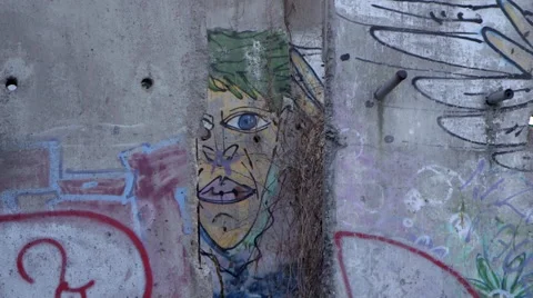 BERLIN WALL GRAFITI Stock Footage 63545969