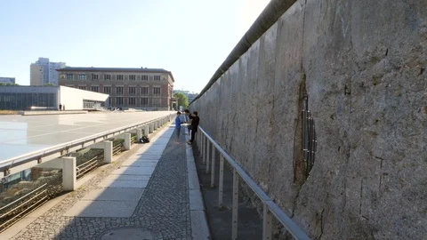 Berlin Wall Memorial Stock Footage 87341552
