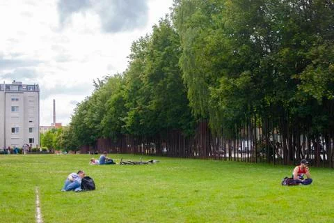 Berlin Wall Memorial Stock Photos
