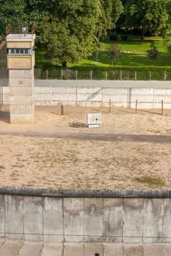 Berlin Wall Memorial Stock Photos