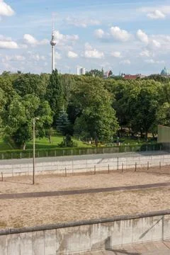 Berlin Wall Memorial Foto stock
