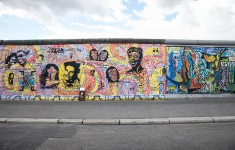 Berlin wall Foto stock