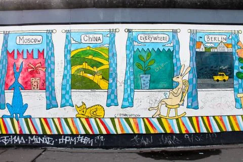 Berlin Wall Foto stock
