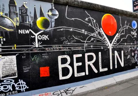 Berlin Wall 写真素材