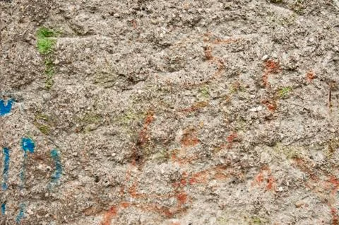 The berlin wall - texture Stock Photos