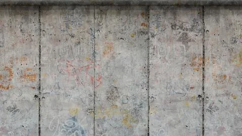 Berlin Wall Texture Stock Photos