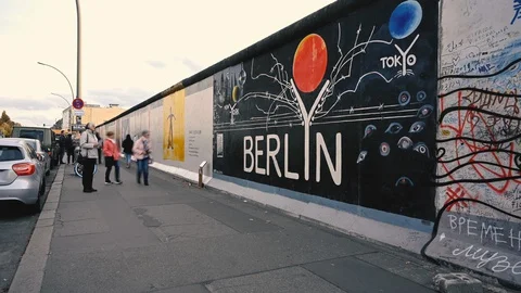 Berlin Wall TL 库存影片 129390778