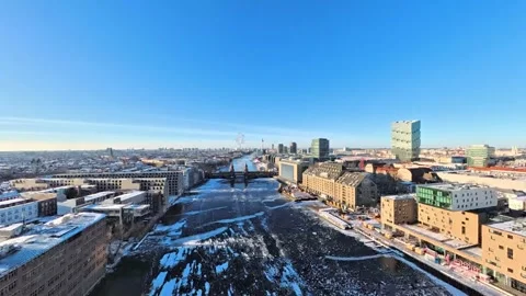 Berlin in Winter Stock Footage 327463483