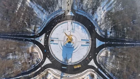 Berlin_Stern_Roundabout Stock Footage 327463832