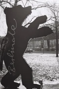 Berlinale bear in Berlin Stock Photos
