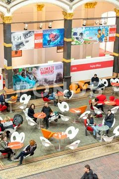 Berlinale's European Film Market EFM 2018 Stock Photos
