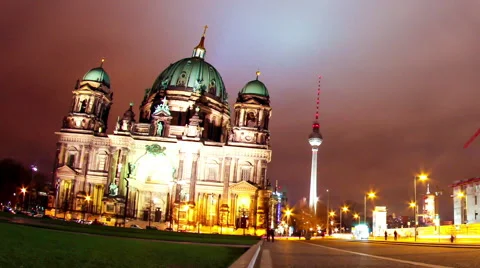 The Berliner Dom Stock Footage 52793016