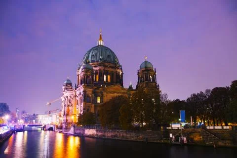 Berliner dom overview Stock Photos