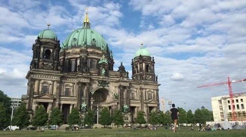 Berliner Dom Time-lapse Stock Footage 51001119
