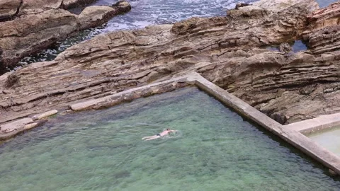 Bermagui Ocean Bath Stock Footage 168548062