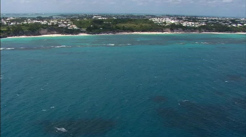 Bermuda Aerial 3 Video stock 378788