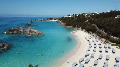 Bermuda Aerial Stockbeeldmateriaal 90189521