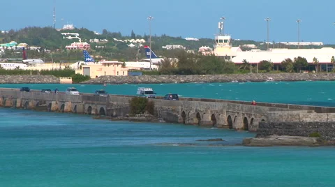 Bermuda Causeway 스톡 동영상 42968923