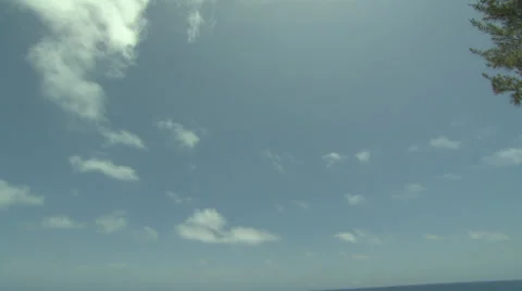 Bermuda Coastline, Beach Tilt Stock Footage 33193385