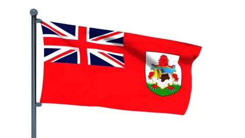 Bermuda Flag Video stock 150195648