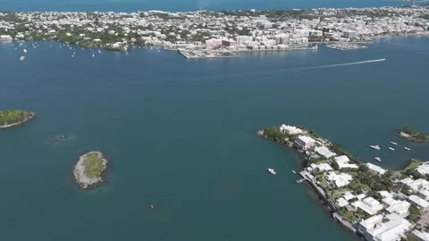 Bermuda Hamilton Harbour Stock Footage 313842546