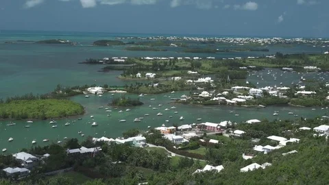 Bermuda from Lighthouse Stock Footage 82049726