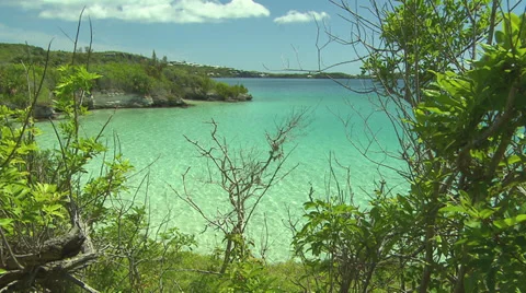 Bermuda Ocean, Blue Water Stock Footage 33219689