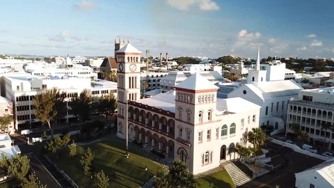 Bermuda Parliament Stockbeeldmateriaal 90257960