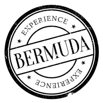 Bermuda stamp rubber grunge Stock Illustration