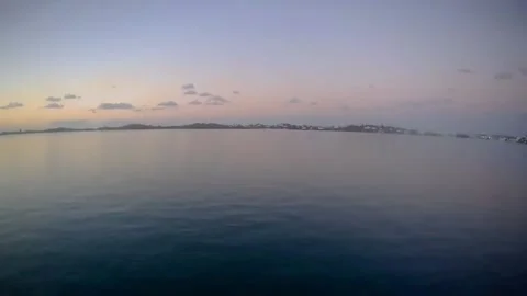Bermuda Sunset by Drone Stock Footage 219803276