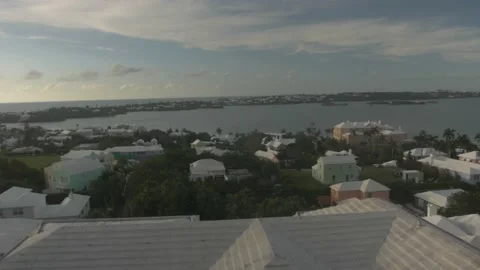 Bermuda Sunset - Pan Stock Footage 195561944