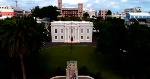 Bermuda white house Stock Footage 220540929