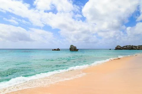 A Bermudan Beach Stock Photos