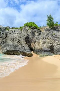 A Bermudan Beach Stock Photos
