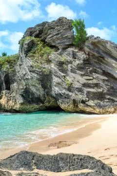 A Bermudan Beach Stock Photos